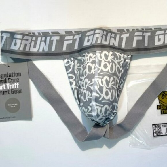 "FORT TROFF" Size "XL" Grunt Graffiti MESH Athletic Supporter/Jockstrap - Picture 1 of 10